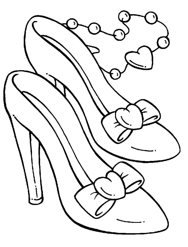 600x789 Shoe Coloring Pages