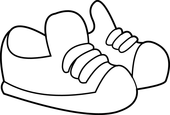 550x373 Shoes Coloring Pages