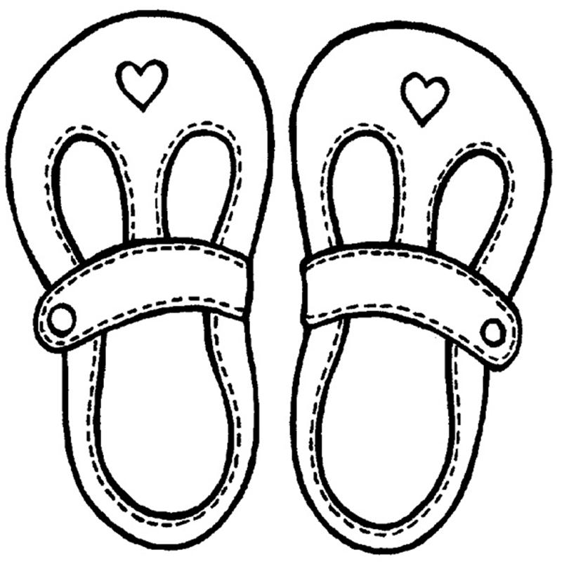 800x800 Tennis Shoe Rubber Stamp Girl Shoes Clipart Black And White
