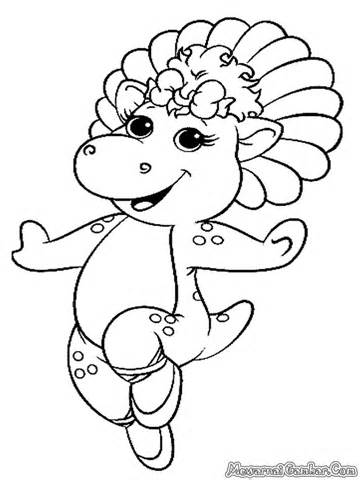 360x480 Barney And Friends Coloring Pages