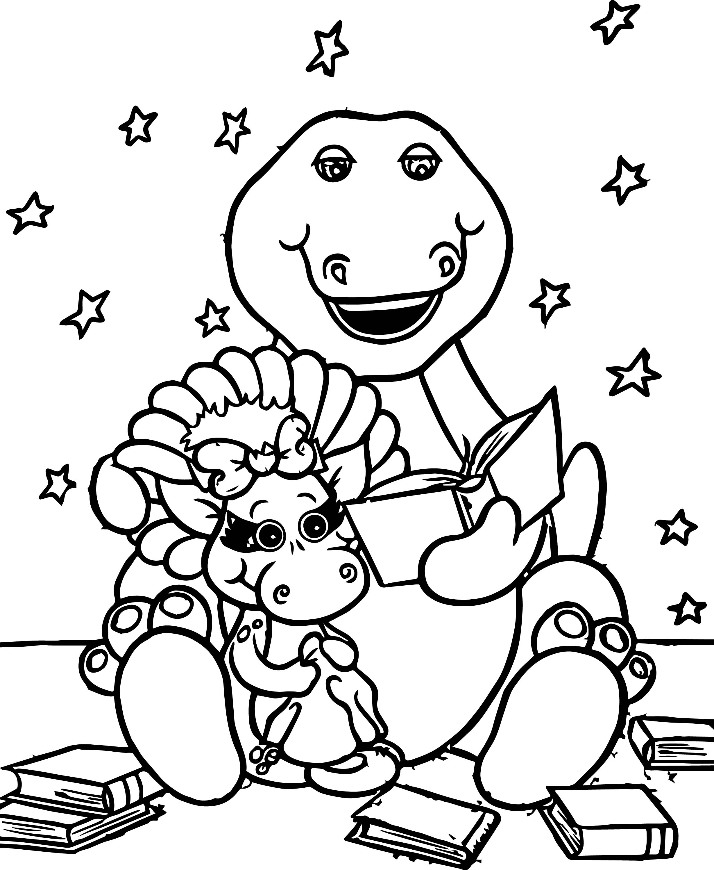 2457x2992 Barney And Friends Coloring Pages Free Magnificent Page