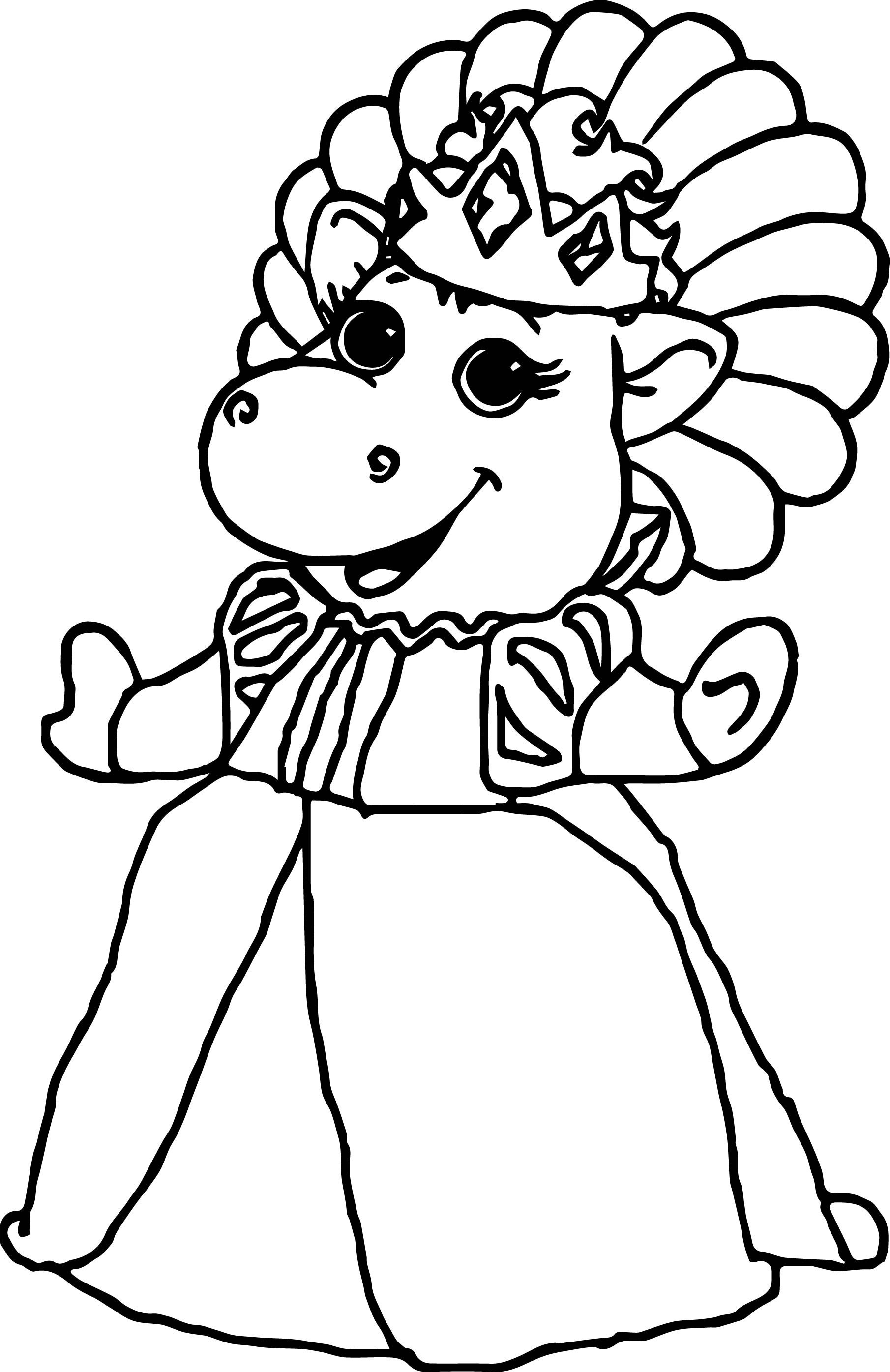 1810x2790 Baby Bop Coloring Pages