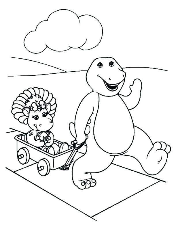 618x824 Baby Bop Coloring Pages Baby Bop Barney Coloring Page Download