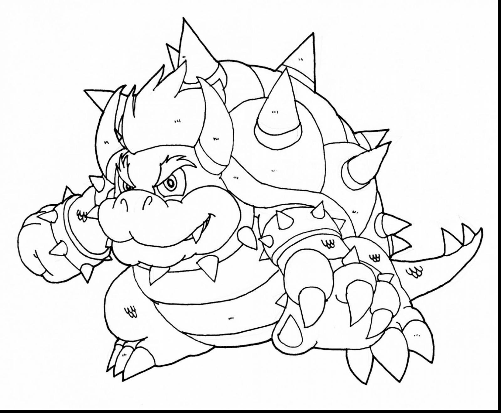 1599x1320 Bowser Coloring Pages