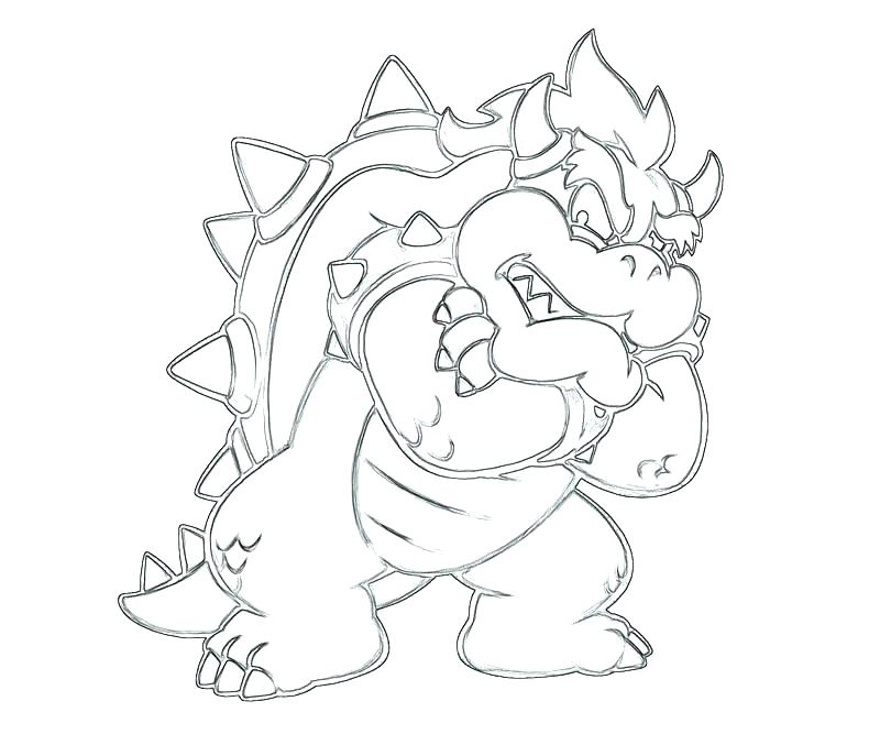 800x667 Bowser Coloring Pages Color Page More Images Of Baby Coloring