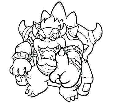 Baby Bowser Coloring Pages at GetDrawings | Free download