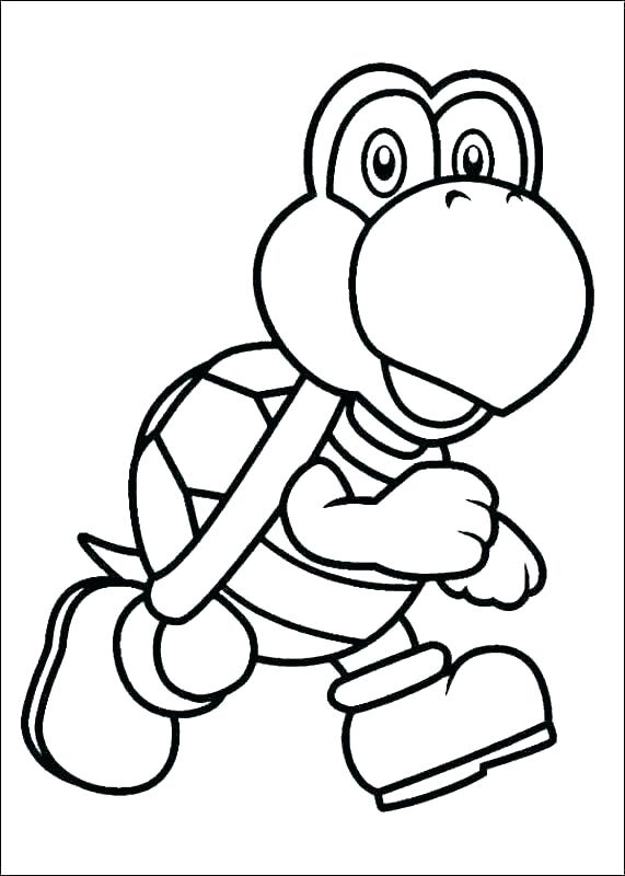 571x800 Bowser Coloring Page