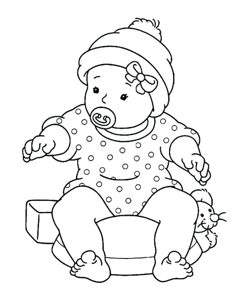 789x960 Baby Color Pages Baby Boy Coloring Pages Mom And Baby Elephant