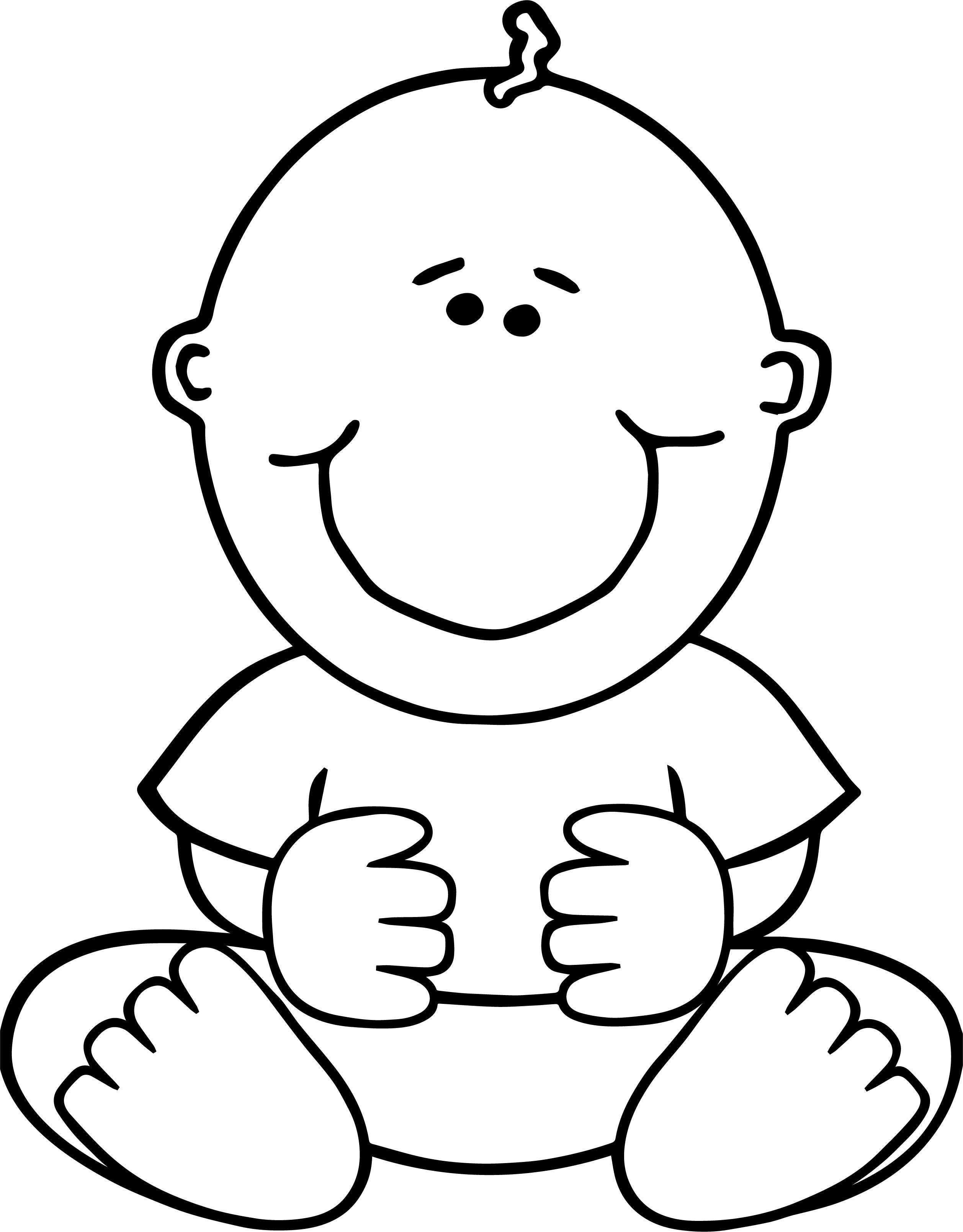 2515x3219 The Best Sitdown Baby Boy Coloring Page Wecoloringpage
