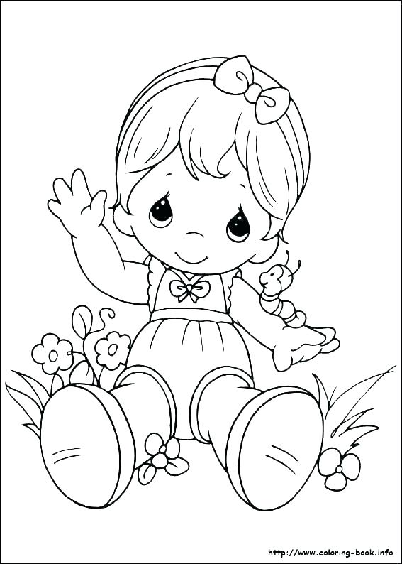 567x794 Baby Color Pages