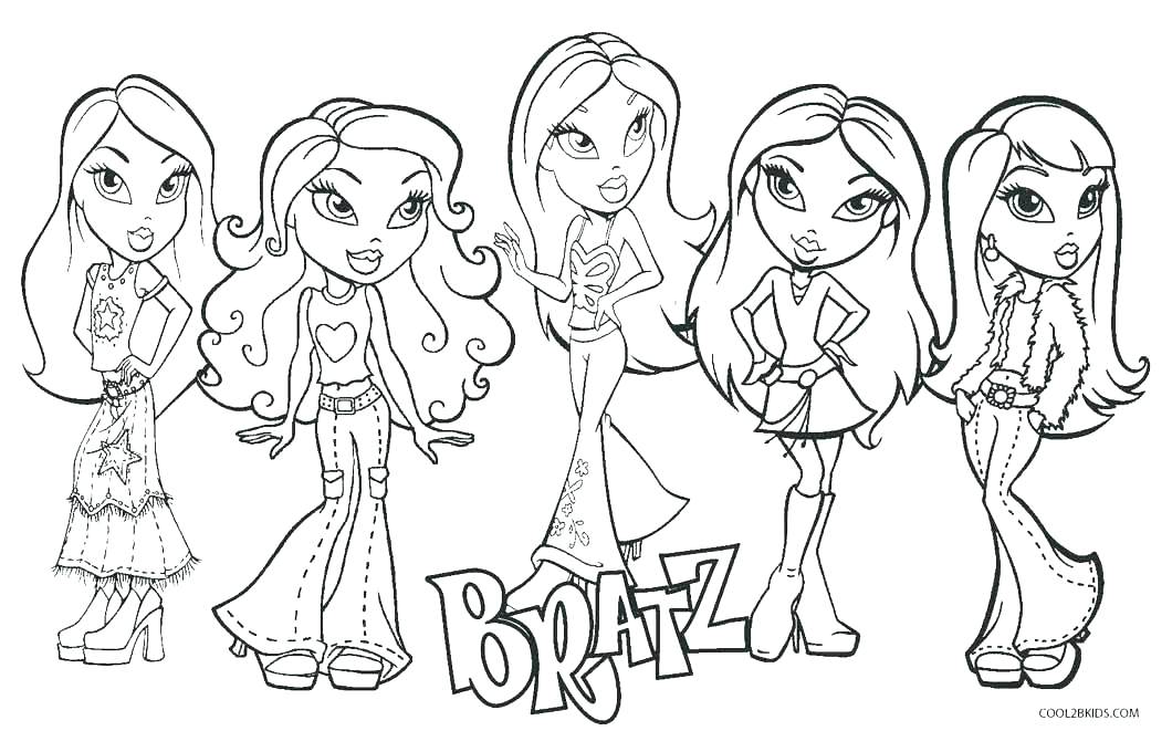 1060x661 Bratz Coloring Sheets Printable Coloring Pages Coloring Pages