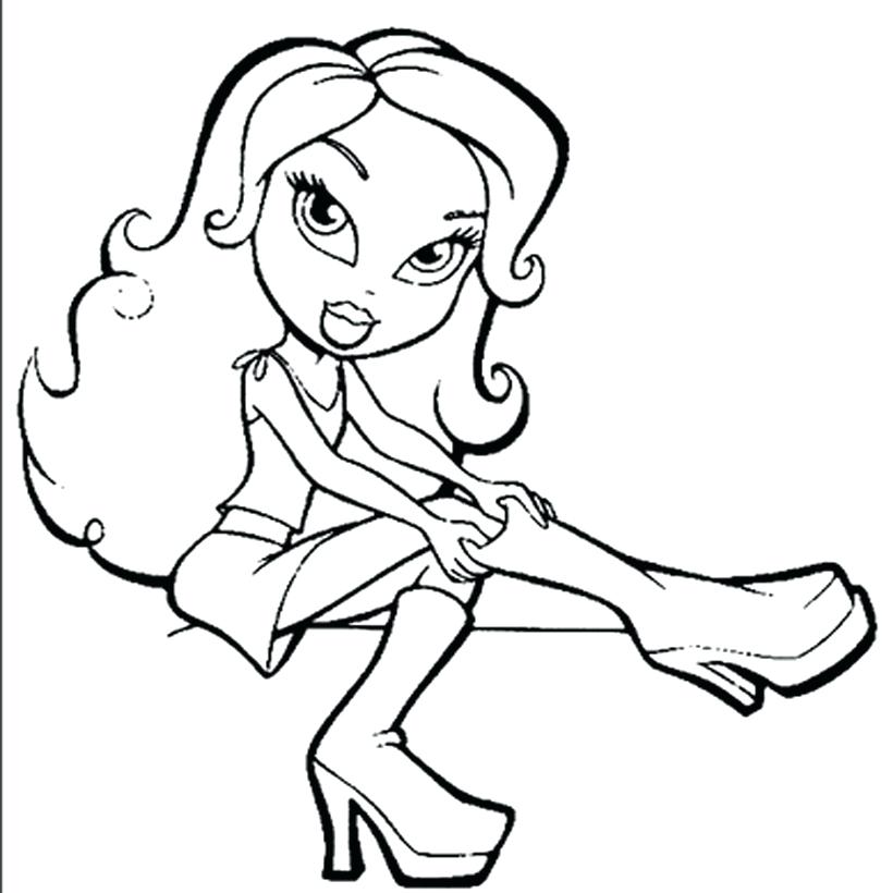 820x820 Bratz Coloring Pages Printable Devon Creamteas