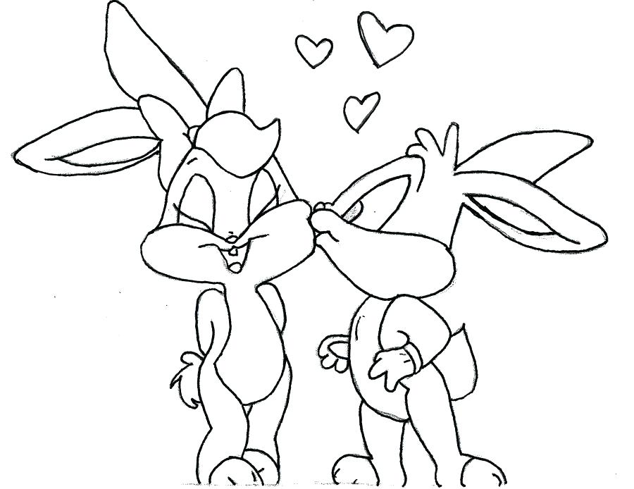 900x694 Baby Lola Bunny Coloring Pages Yongtjun