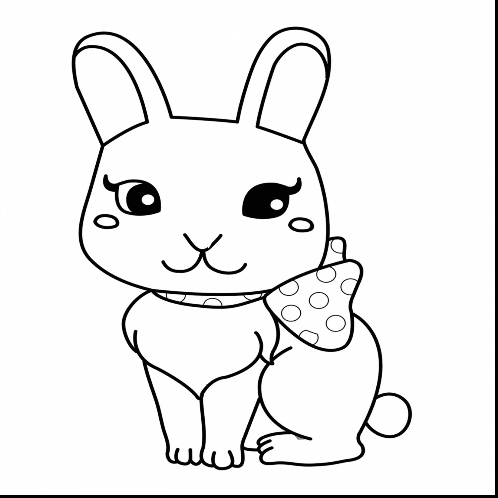 1650x1651 Great Cute Bunny Rabbit Coloring Page With Pages Incredible Baby