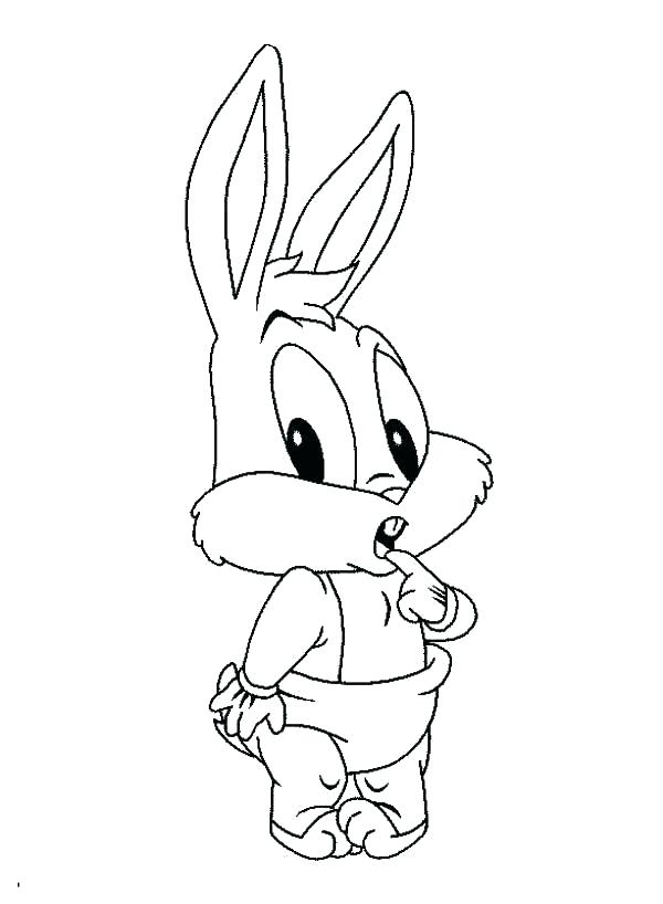 Baby Bunny Coloring Pages Printable at GetDrawings | Free download