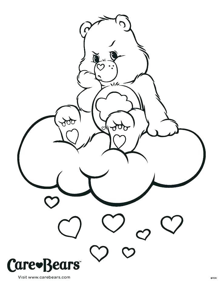 736x946 Care Bear Coloring Pages Rainbow Care Bear Coloring Page Image