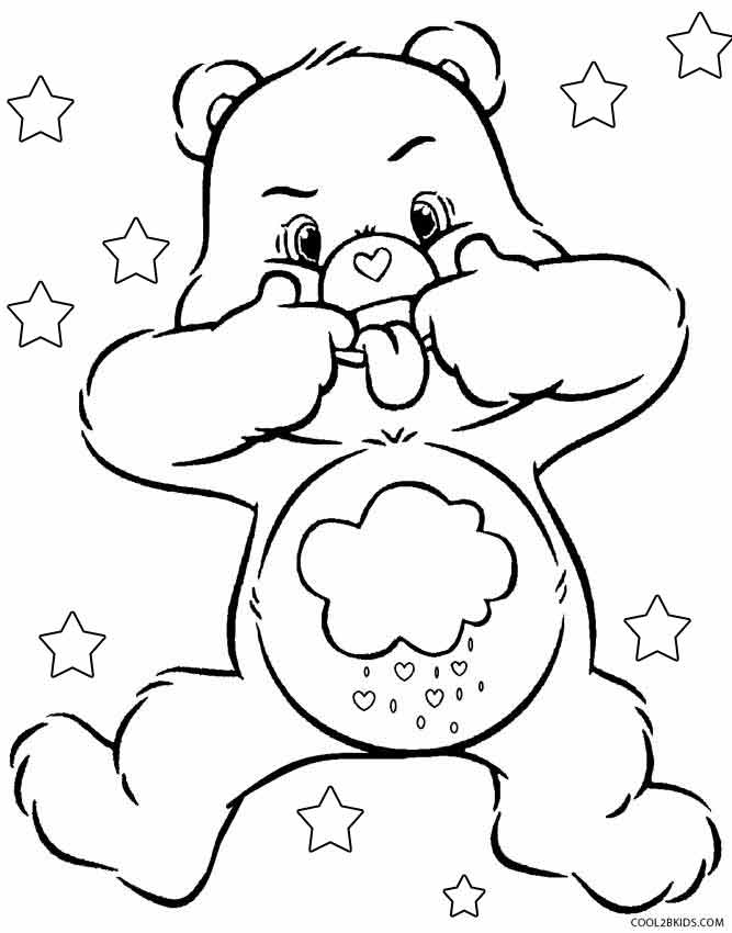667x850 Printable Care Bears Coloring Pages For Kids