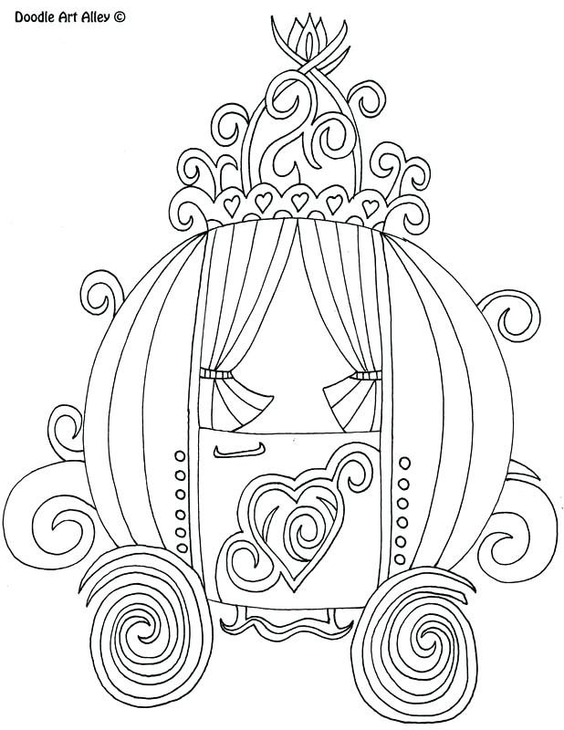 618x800 Carriage Coloring Pages The Will Love This Free Printable Princess