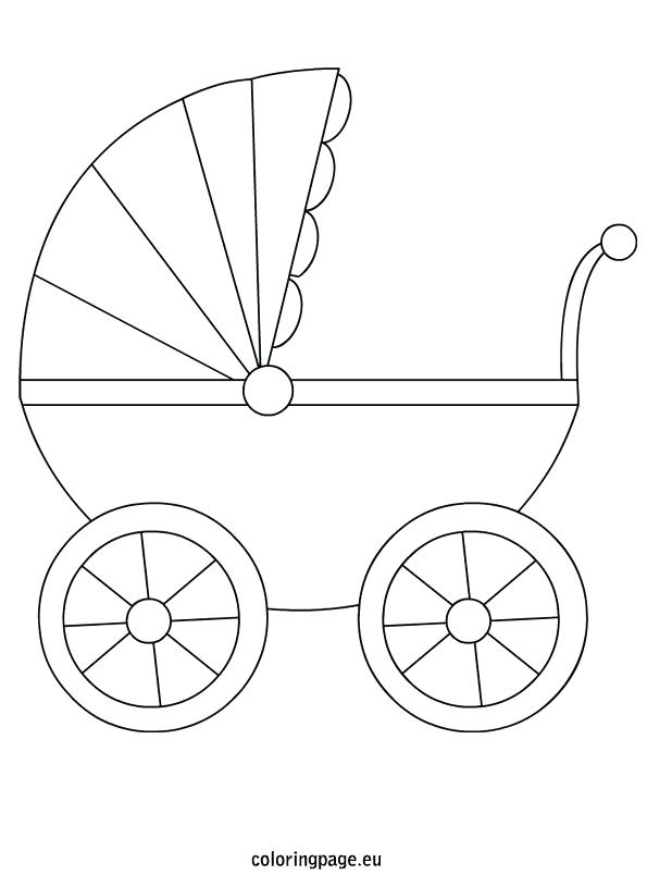 Baby Carriage Coloring Page at GetDrawings | Free download