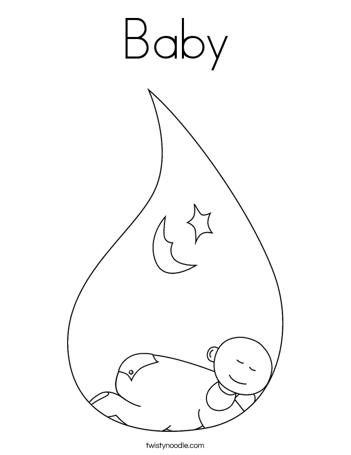 685x886 New Baby Coloring Pages