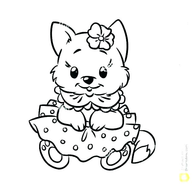 618x597 Baby Cat Printable Coloring Pages