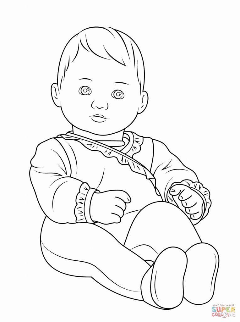 764x1024 Baby Cinderella Coloring Pages