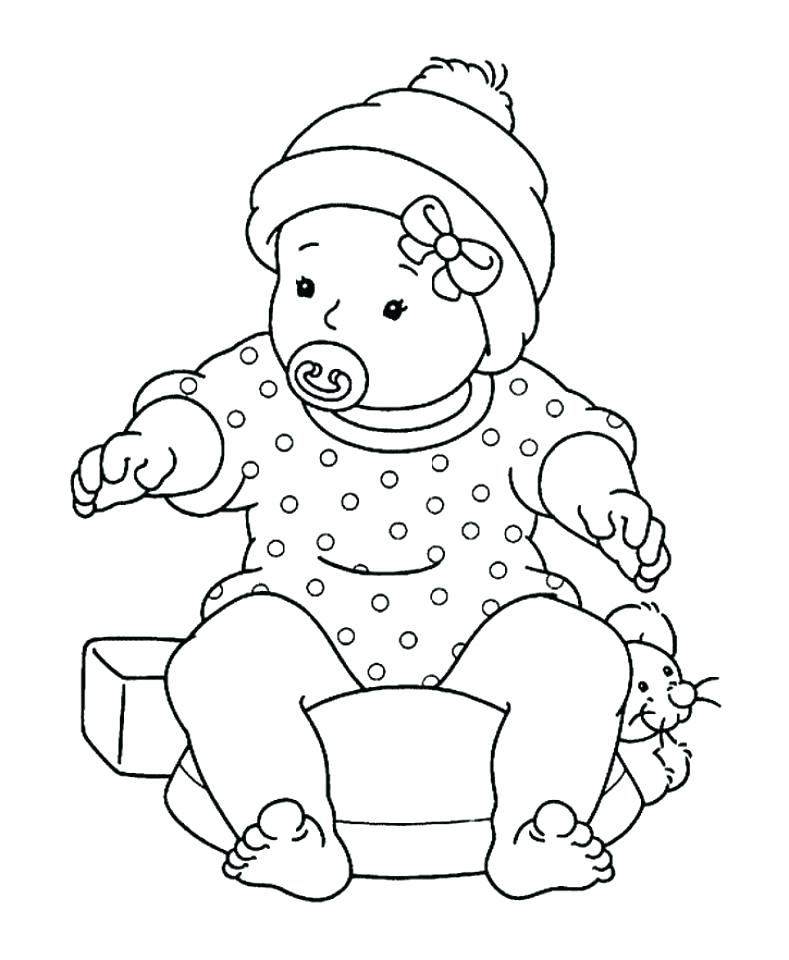 789x960 Infant Coloring Pages
