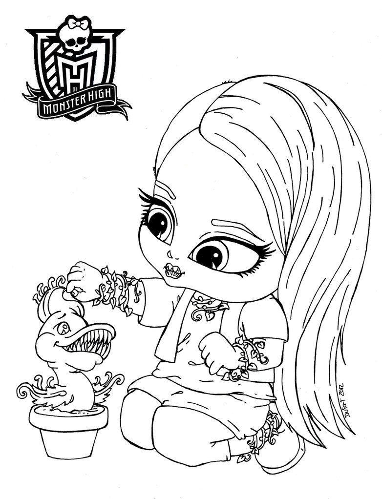 782x1022 Pics Of Monster High Baby Coloring Pages To Print