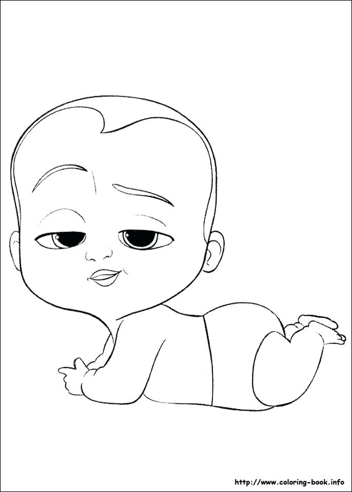 686x960 Boss Baby Coloring Pages