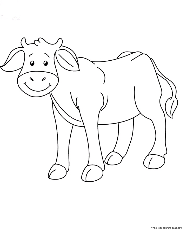 720x880 Cow Coloring Page Lovely Coloring Pages Cow Bourseauxkamas Logo