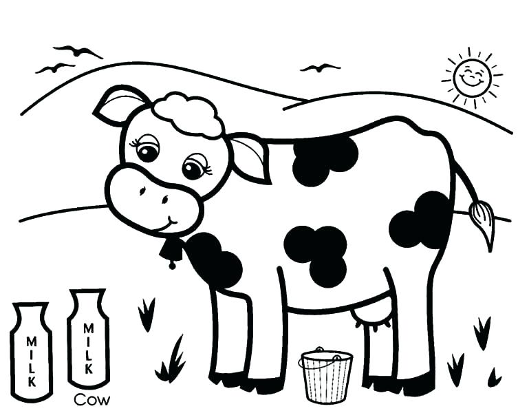 769x600 Cows Coloring Pages Coloring Pages Cow Coloring Pages Of Cows