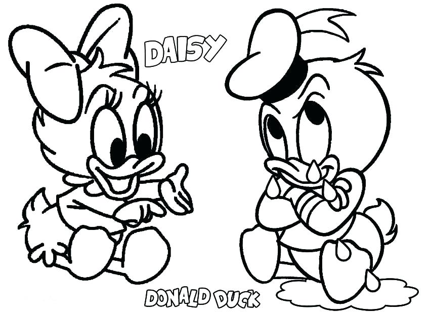 850x616 Duck Coloring Pages Baby Duck Coloring Pages Baby Daisy Duck