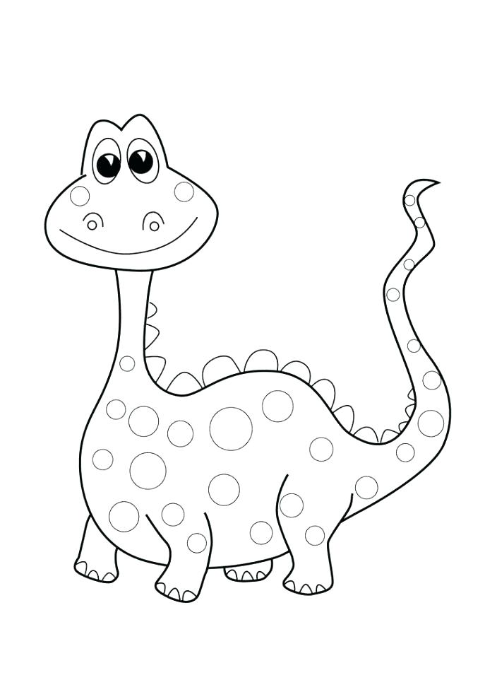 687x962 Dinosaur Color Pages Printable Baby Dinosaur Coloring Pages