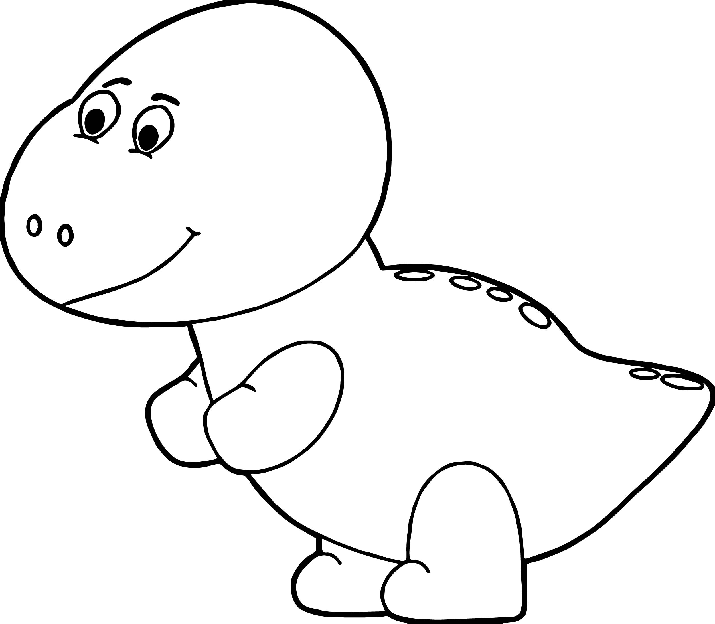 2507x2188 Green Baby Dinosaur Coloring Page Wecoloringpage
