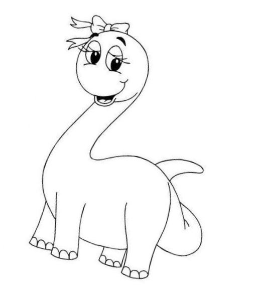 506x592 Draw Baby Dinosaur Coloring Pages About Remodel On Coloring Pages