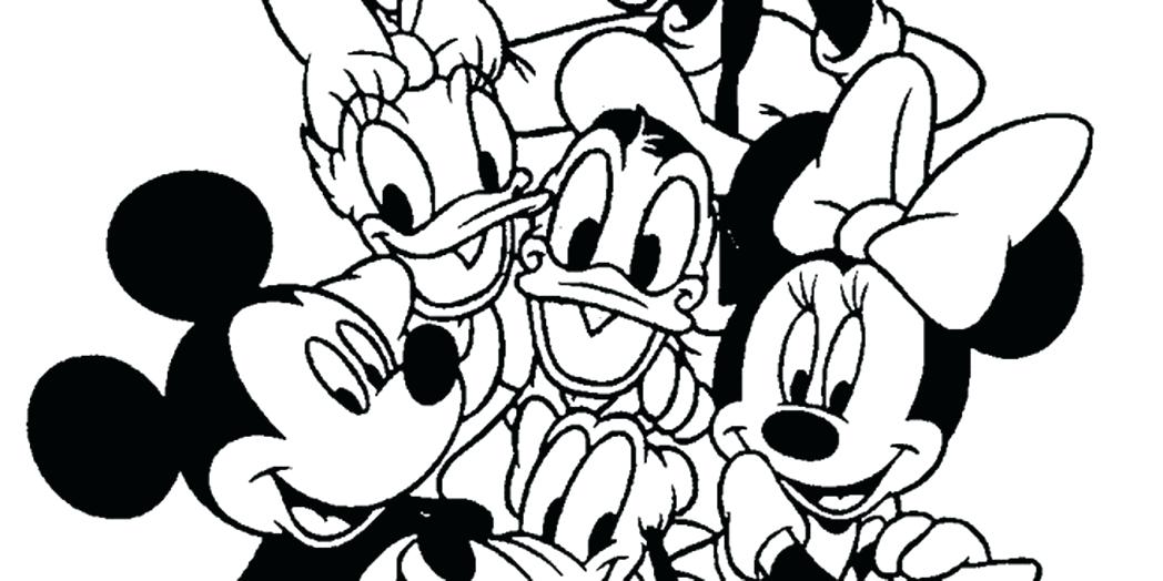 1048x524 Disney Characters Coloring Pages Click This Size Link Baby Disney
