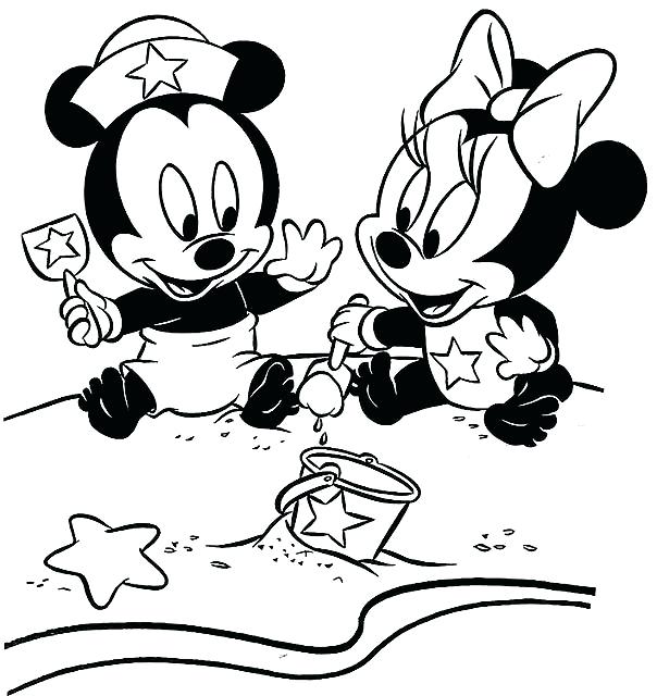 604x640 Baby Minnie Mouse Coloring Pages Mouse And More Of These Coloring