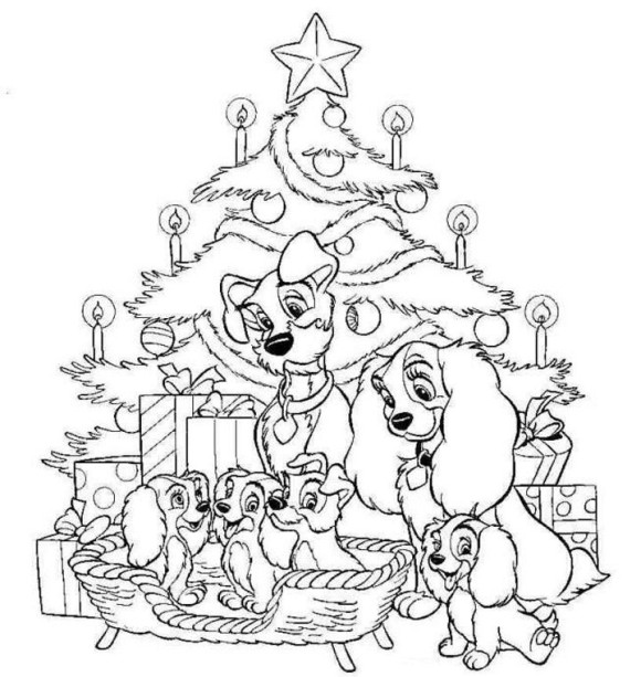 580x613 Disney Christmas Coloring Pages Free Cartoons, Celebrations