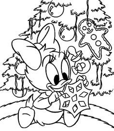 236x270 Coloring Page Christmas Disney