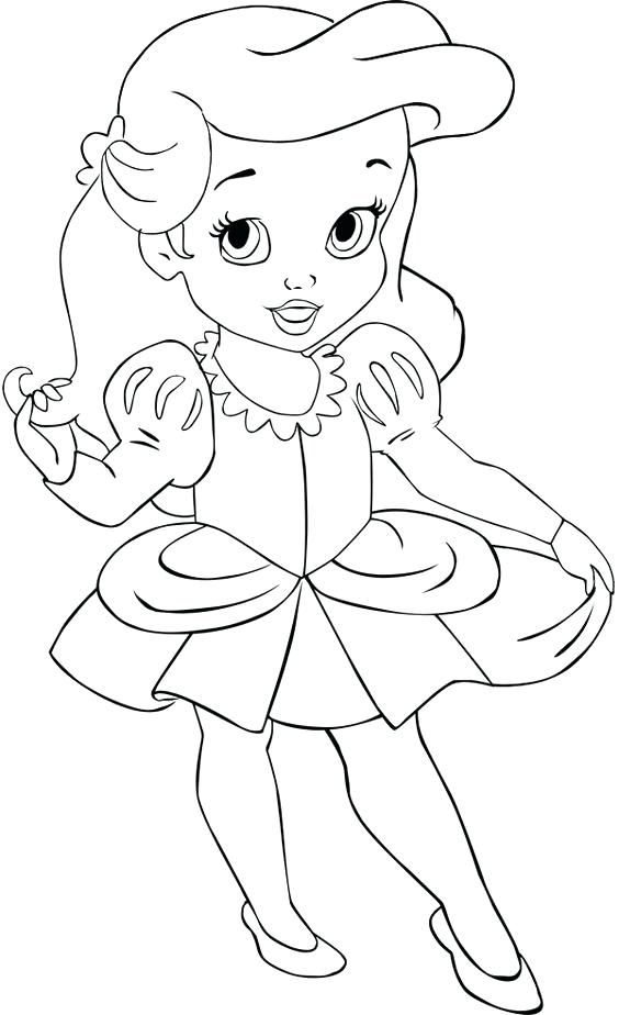 564x924 Baby Disney Princess Coloring Pages Princess Babies Coloring Pages