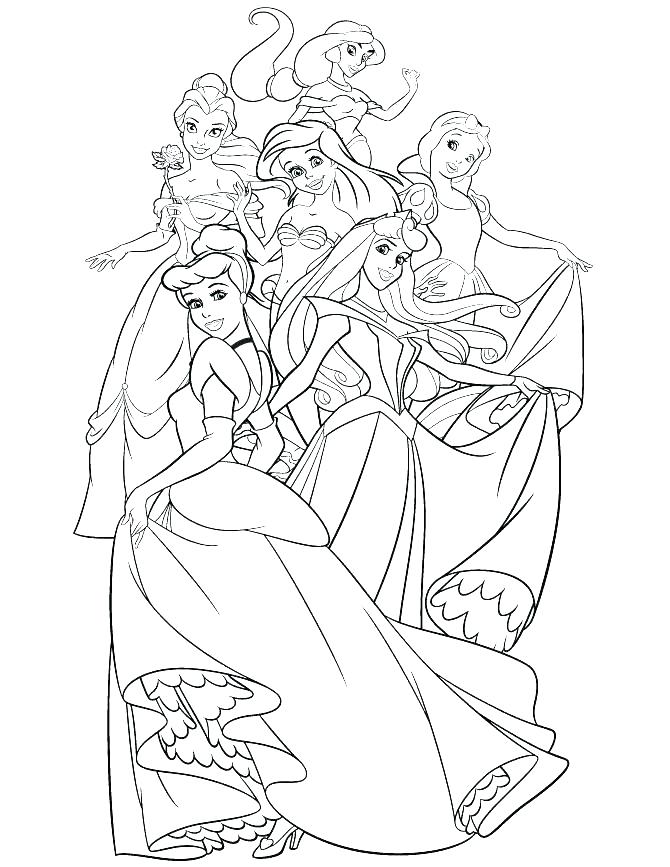 670x867 Inspiring Ideas Disney Princess Coloring Pages Baby Belle Ariel