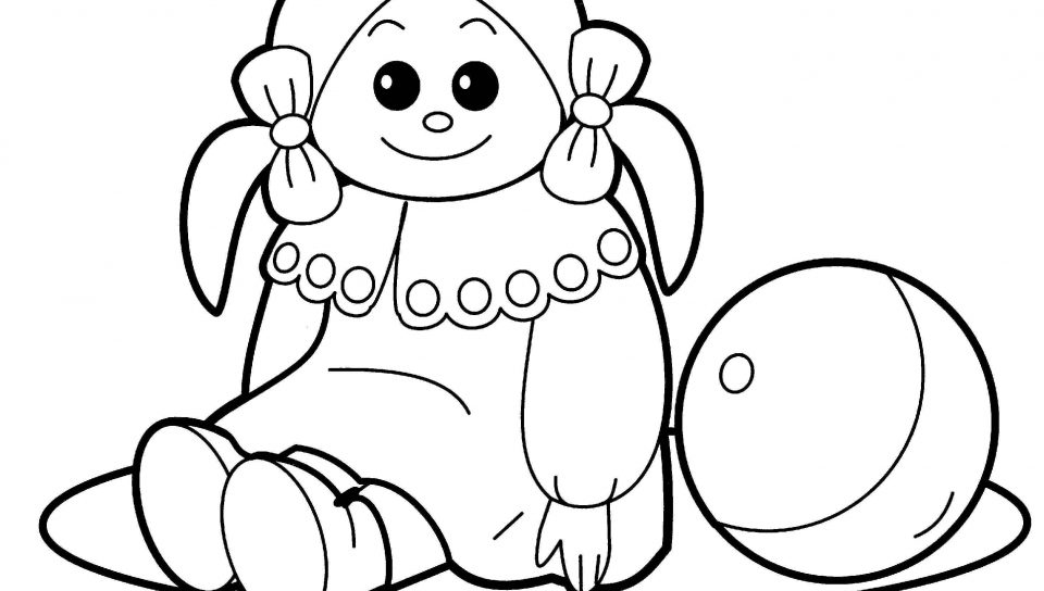 960x544 Baby Doll Coloring Pages Cute To Print Page Printable Kids Alive