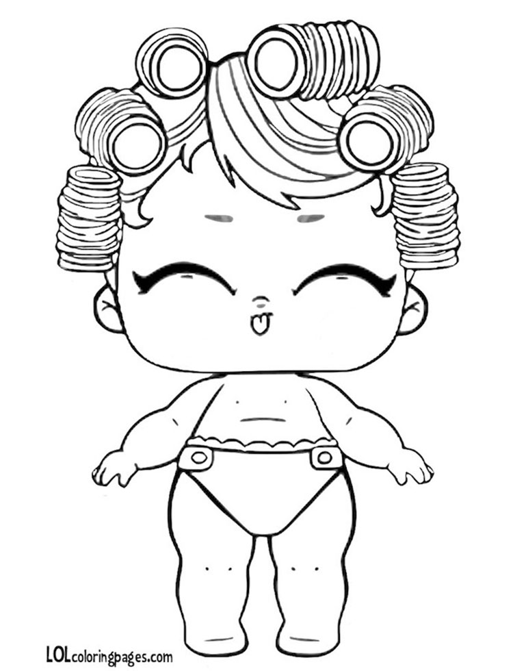 750x980 Lil Babydoll Coloring Page Lol Surprise Doll Coloring Pages