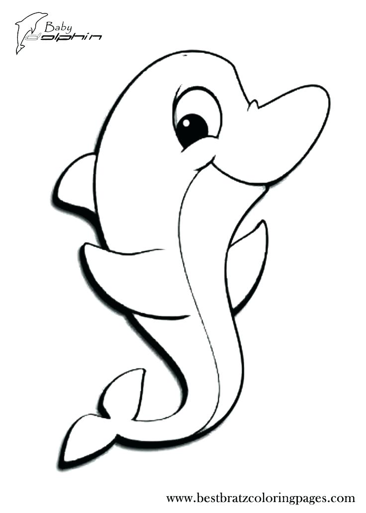 736x1030 Cute Dolphin Coloring Pages Cute Dolphin Coloring Pages Baby