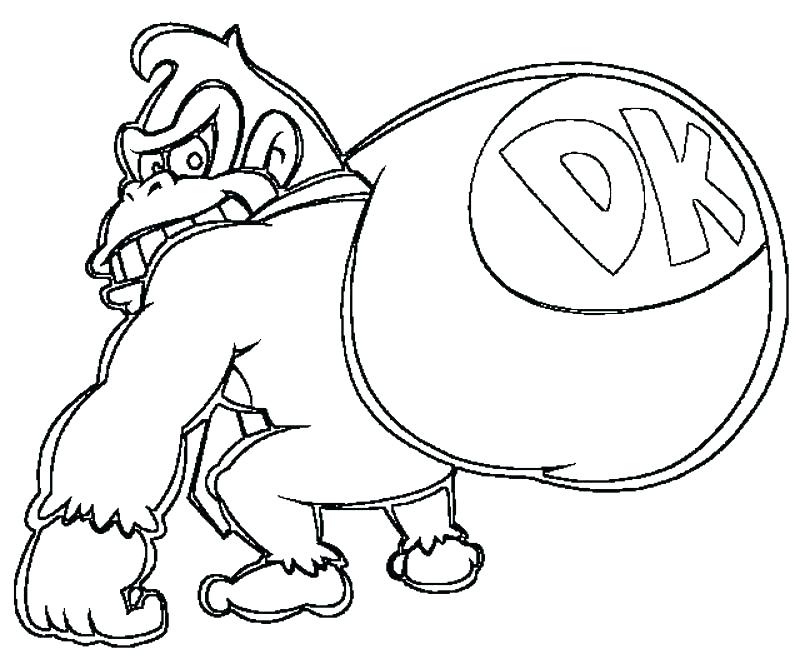 800x667 Donkey Kong Coloring Pages Baby Ride Donkey Coloring Pages Color