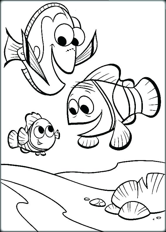 567x794 Finding Dory Coloring Pages Also Paint And Coloring Coloring Pages