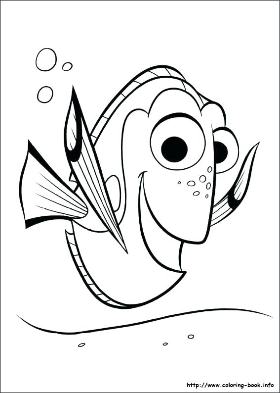 567x794 Finding Dory Coloring Pages Printable Coloring Pages Great