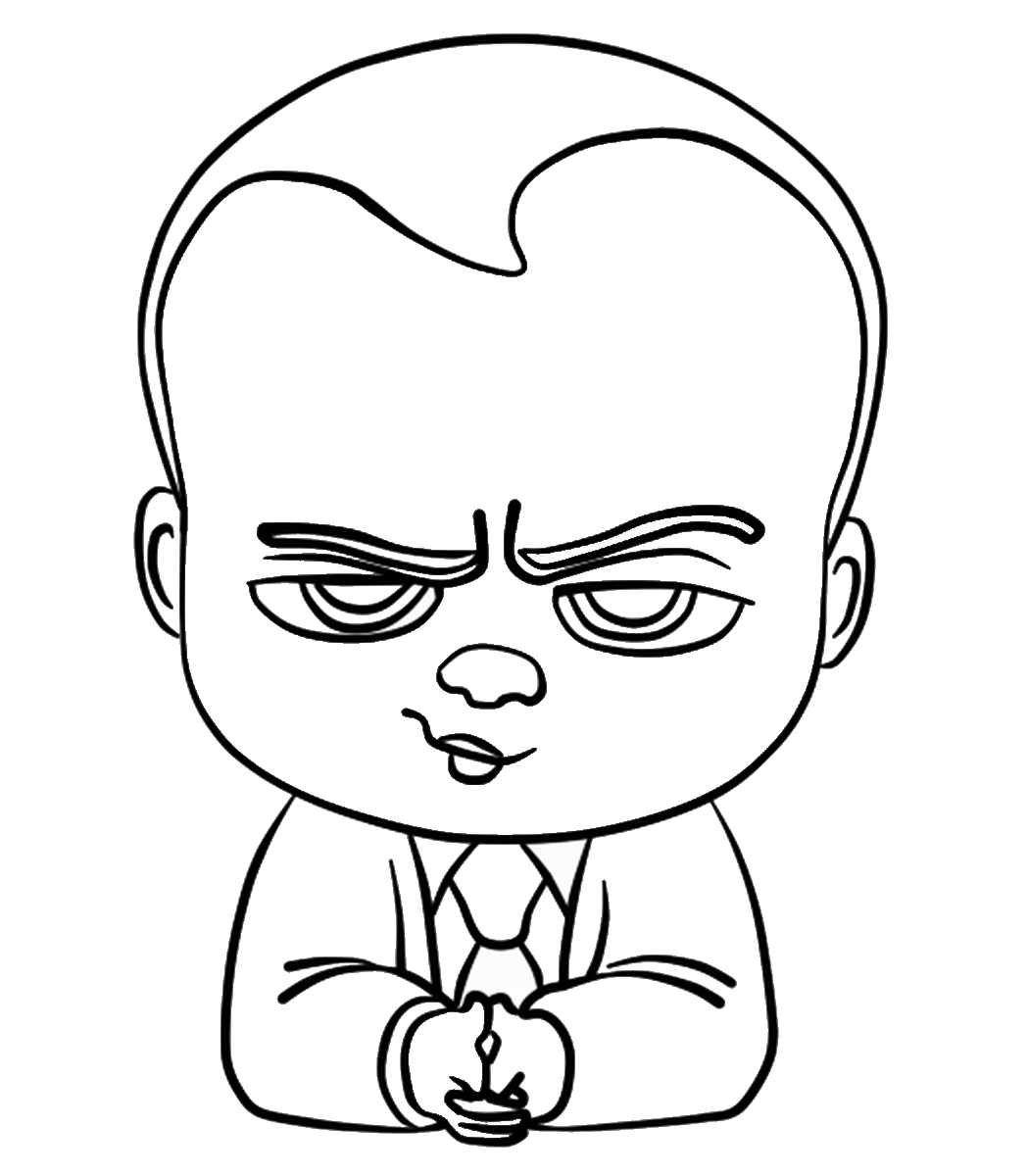 1049x1200 The Boss Baby Coloring Pages