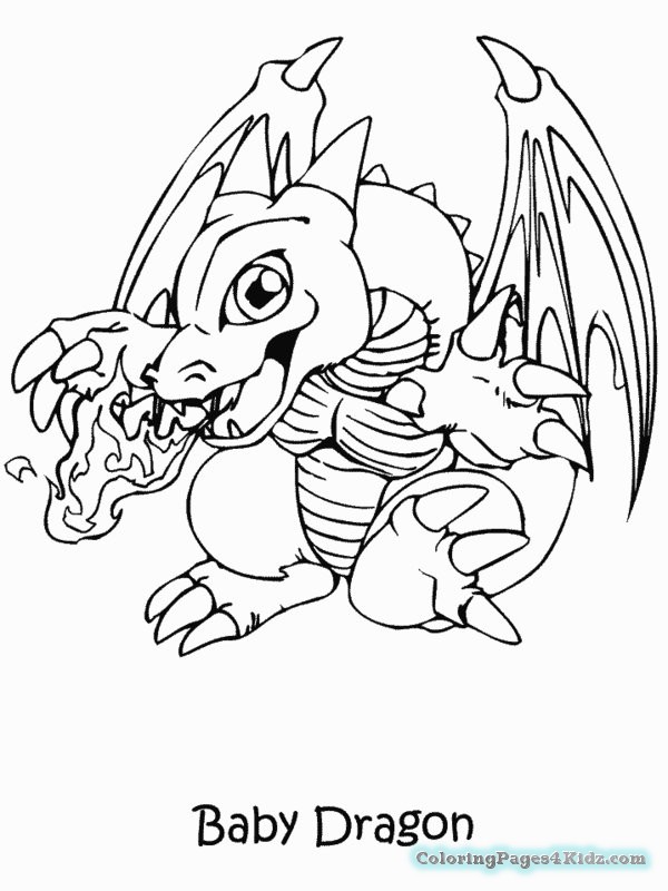 600x800 Fire Breathing Baby Dragon Coloring Pages Coloring Pages For Kids