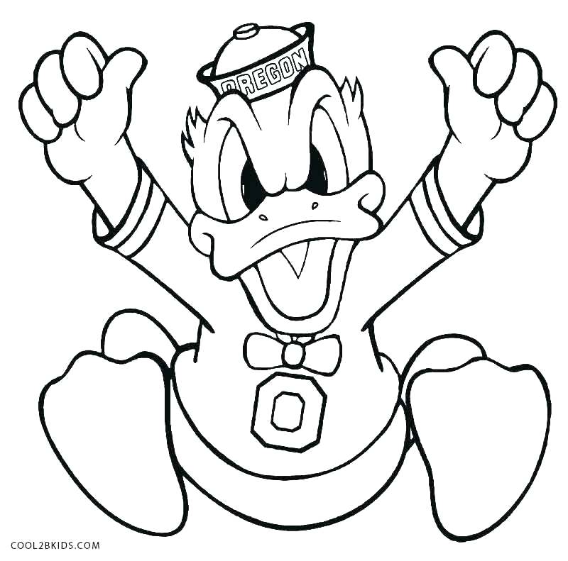 800x791 Donald Duck Coloring
